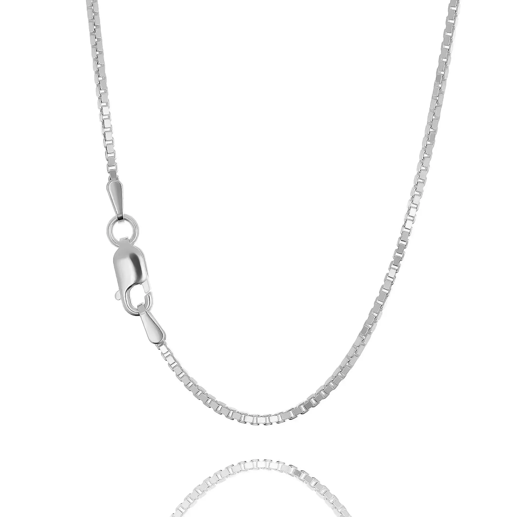 1.4MM STERLING SILVER BOX CHAINS