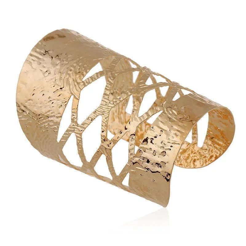 19 Designs, Simple Geometric Style Pop Punk Metal Bracelet Bangles