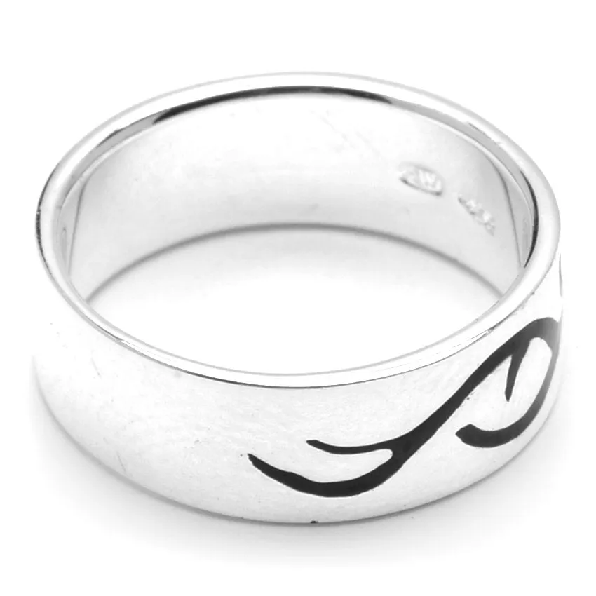 Alan Tribal 925 Sterling Silver Ring