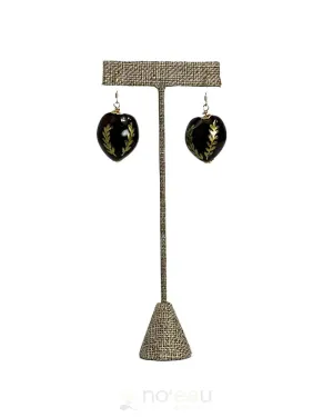 AUMOANA - Gold Plated Kukui Nut Earrings