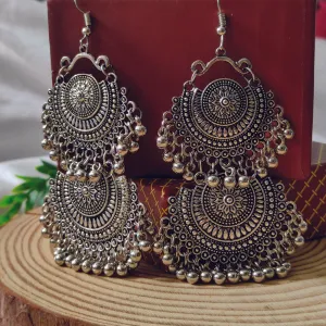 Bhavi Jewels Silver Plated Dangler Earrings