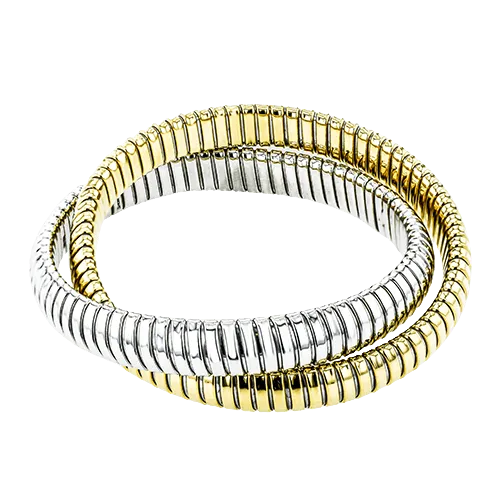 Cable Twist Bangle in 18k Gold