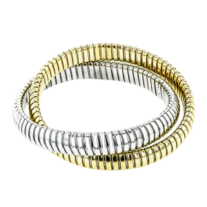 Cable Twist Bangle in 18k Gold