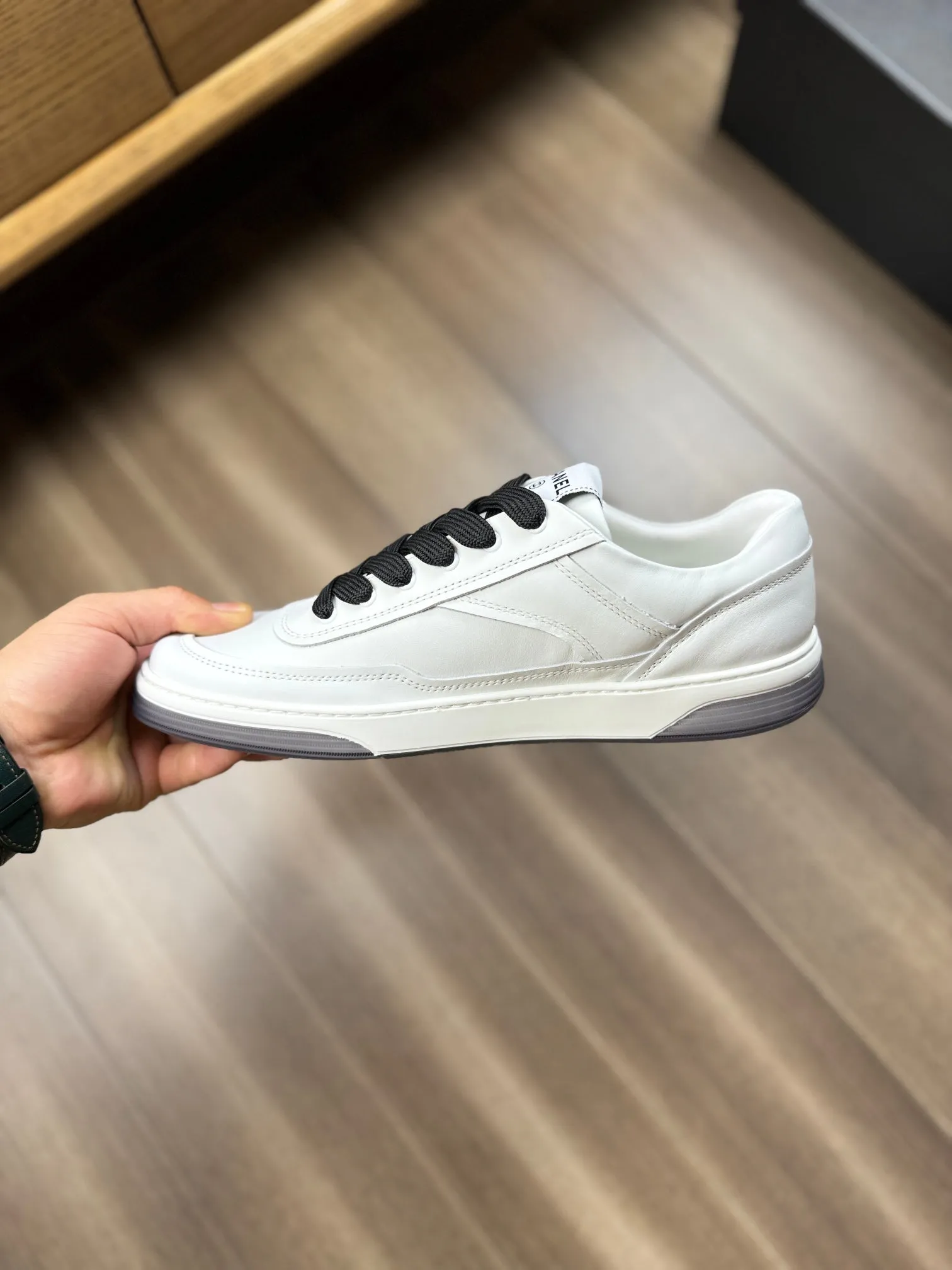 CC TRAINERS CALFSKIN WHITE