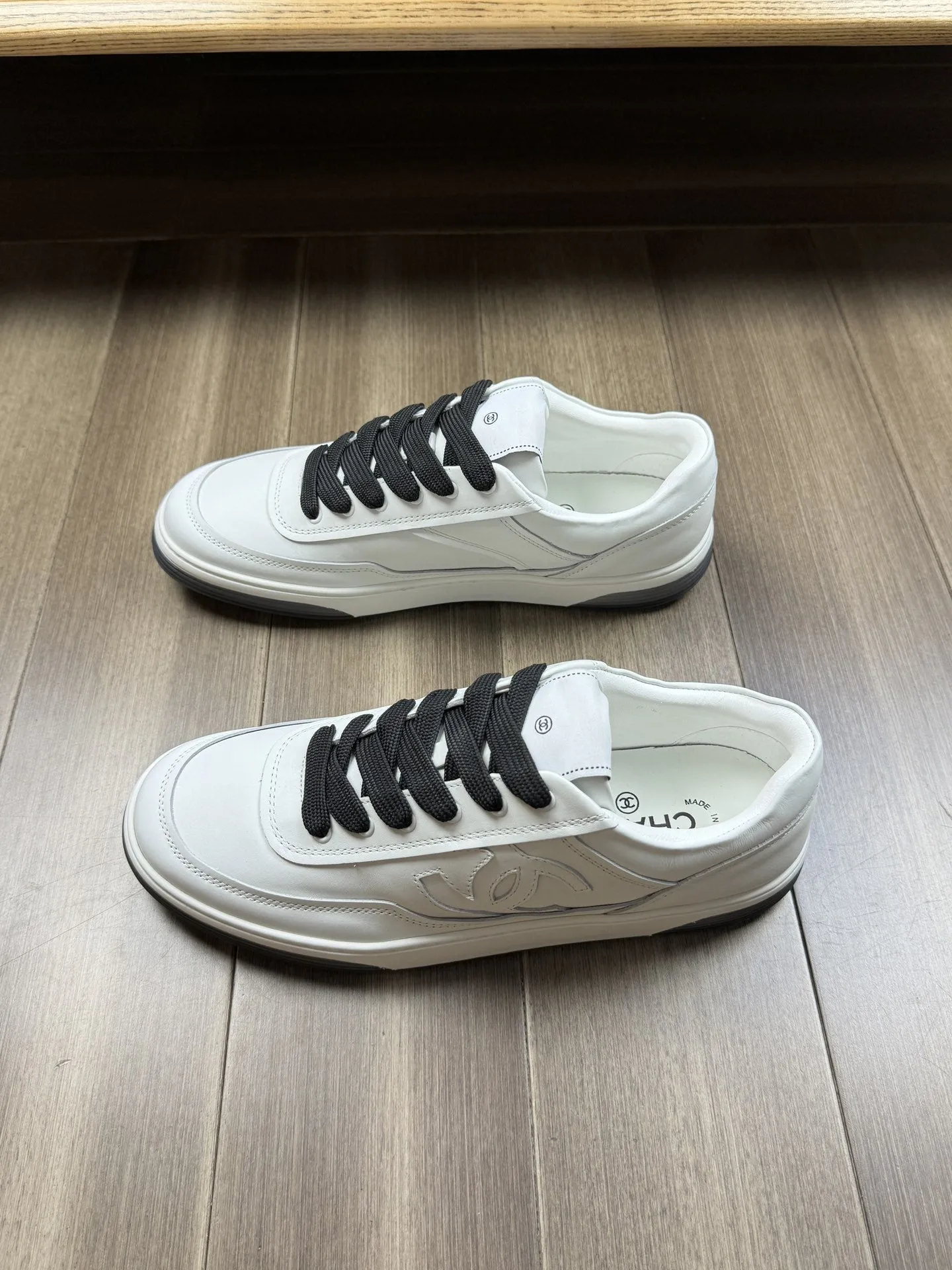 CC TRAINERS CALFSKIN WHITE