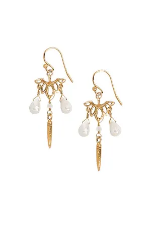 Chan Luu Silverite Lotus Earrings