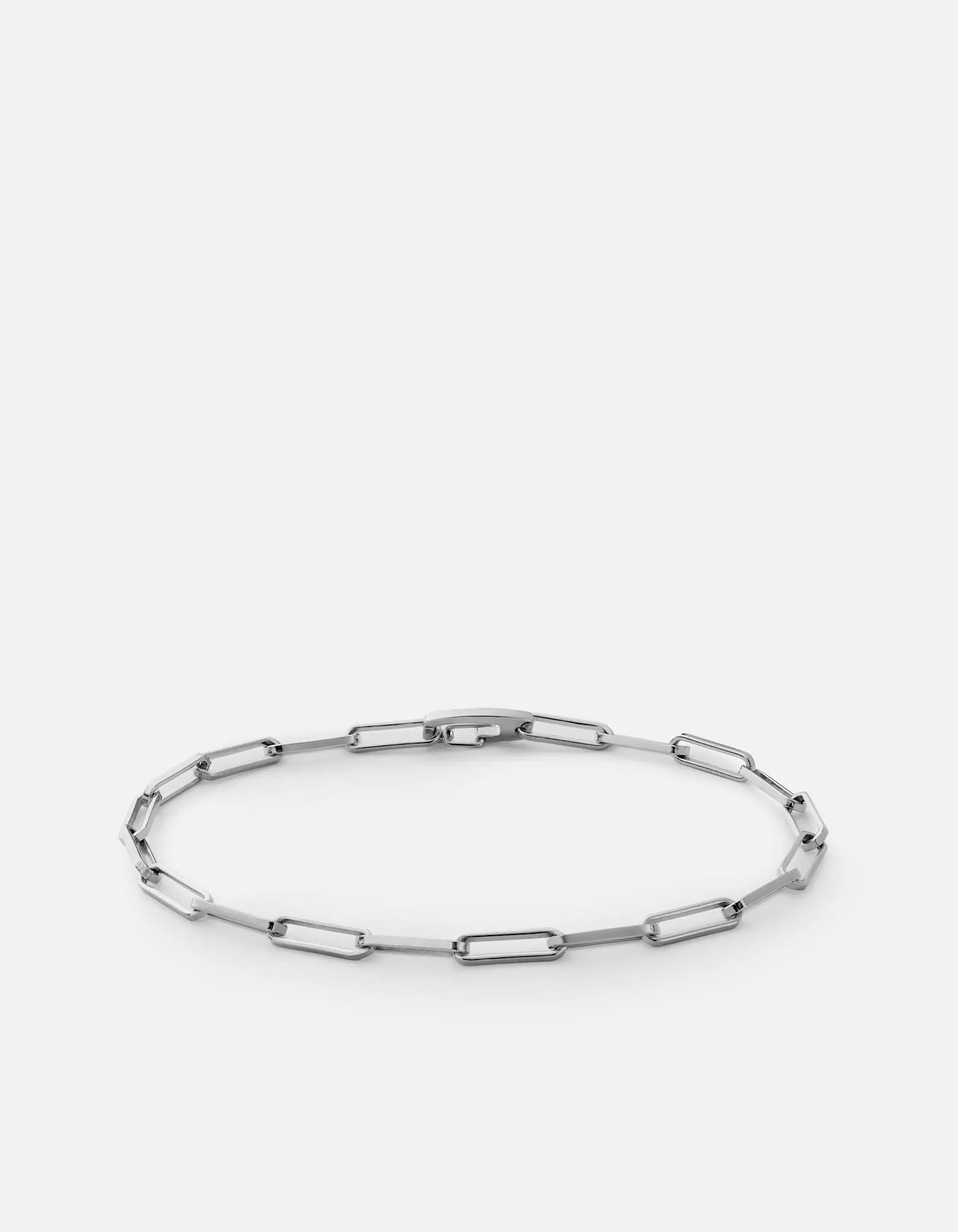 Clip Volt Link Bracelet, Sterling Silver