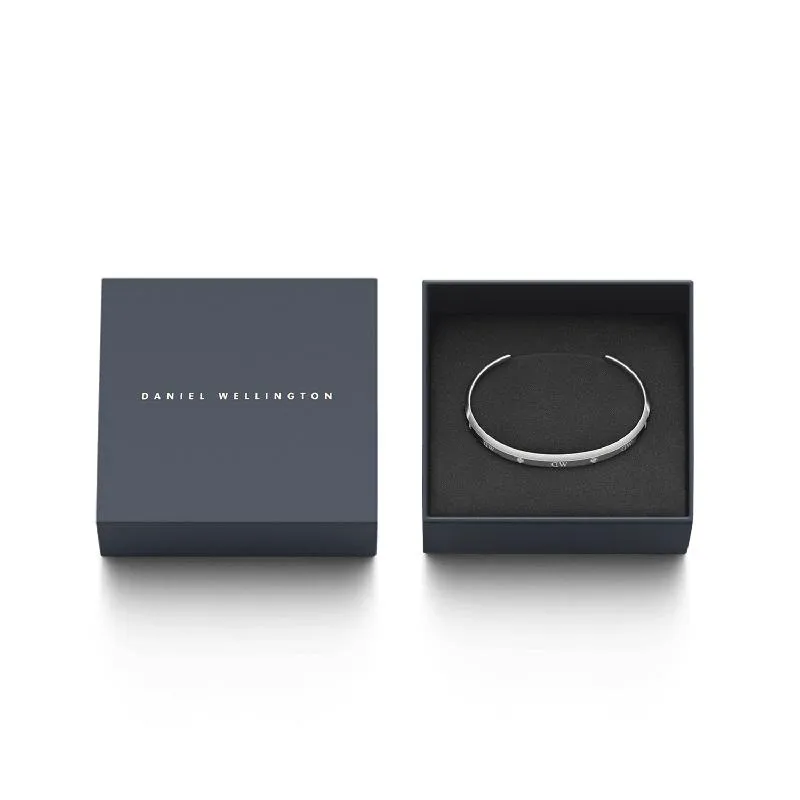 Daniel Wellington Classic Lumine Cuff Bangle Silver