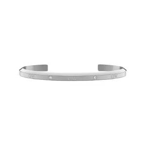 Daniel Wellington Classic Lumine Cuff Bangle Silver