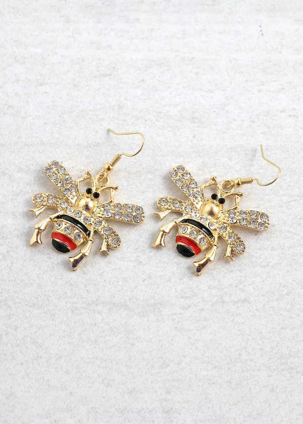 Dazzling Bee Earrings