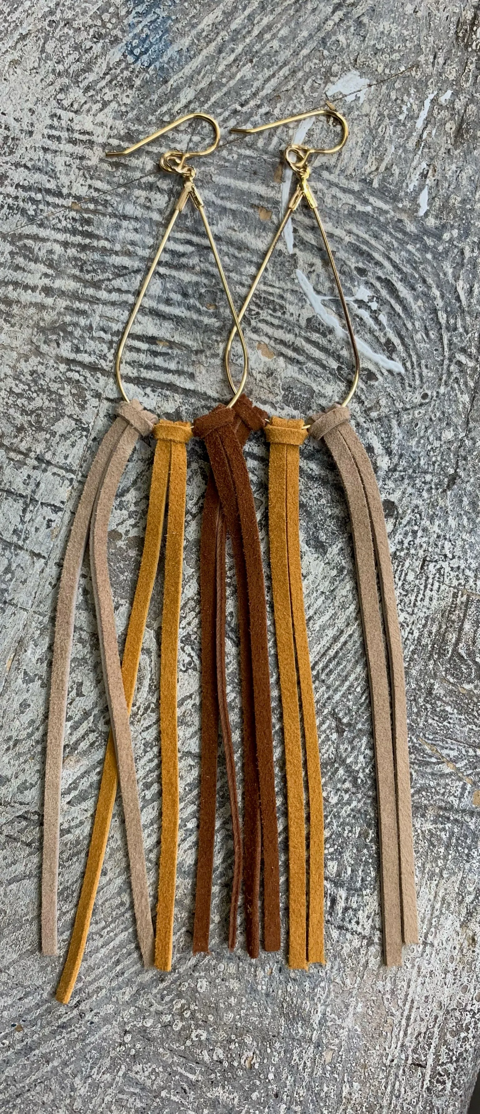 Drama Queen Fringe Leather Earrings