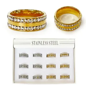 Fashion Stainless Steel Ring 484 (12 units)