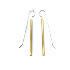 Gold Tubing Earring