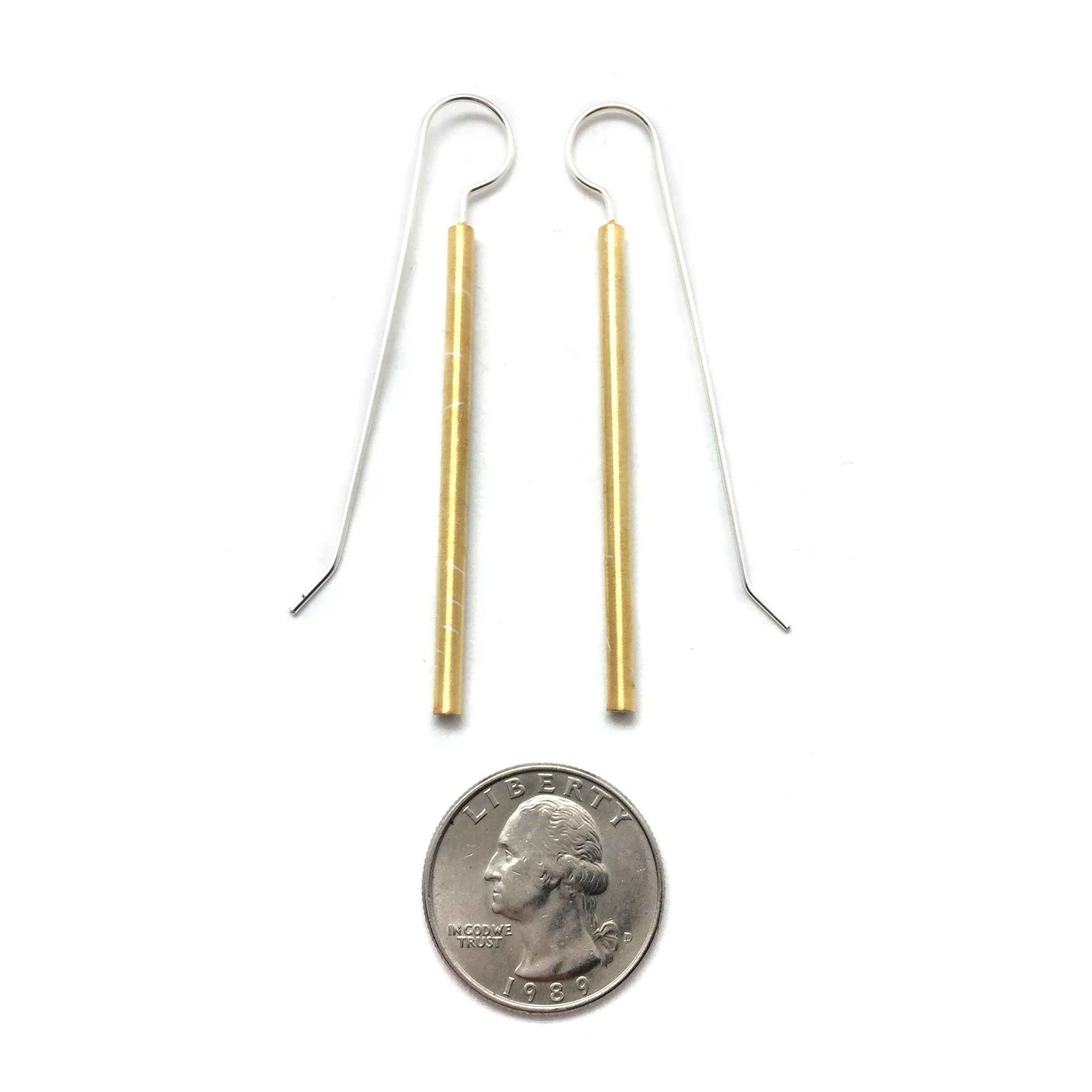 Gold Tubing Earring