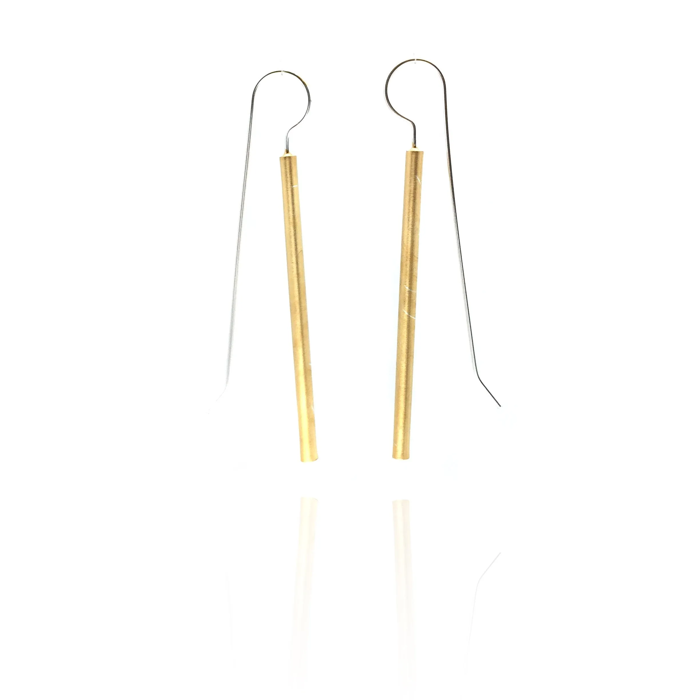 Gold Tubing Earring