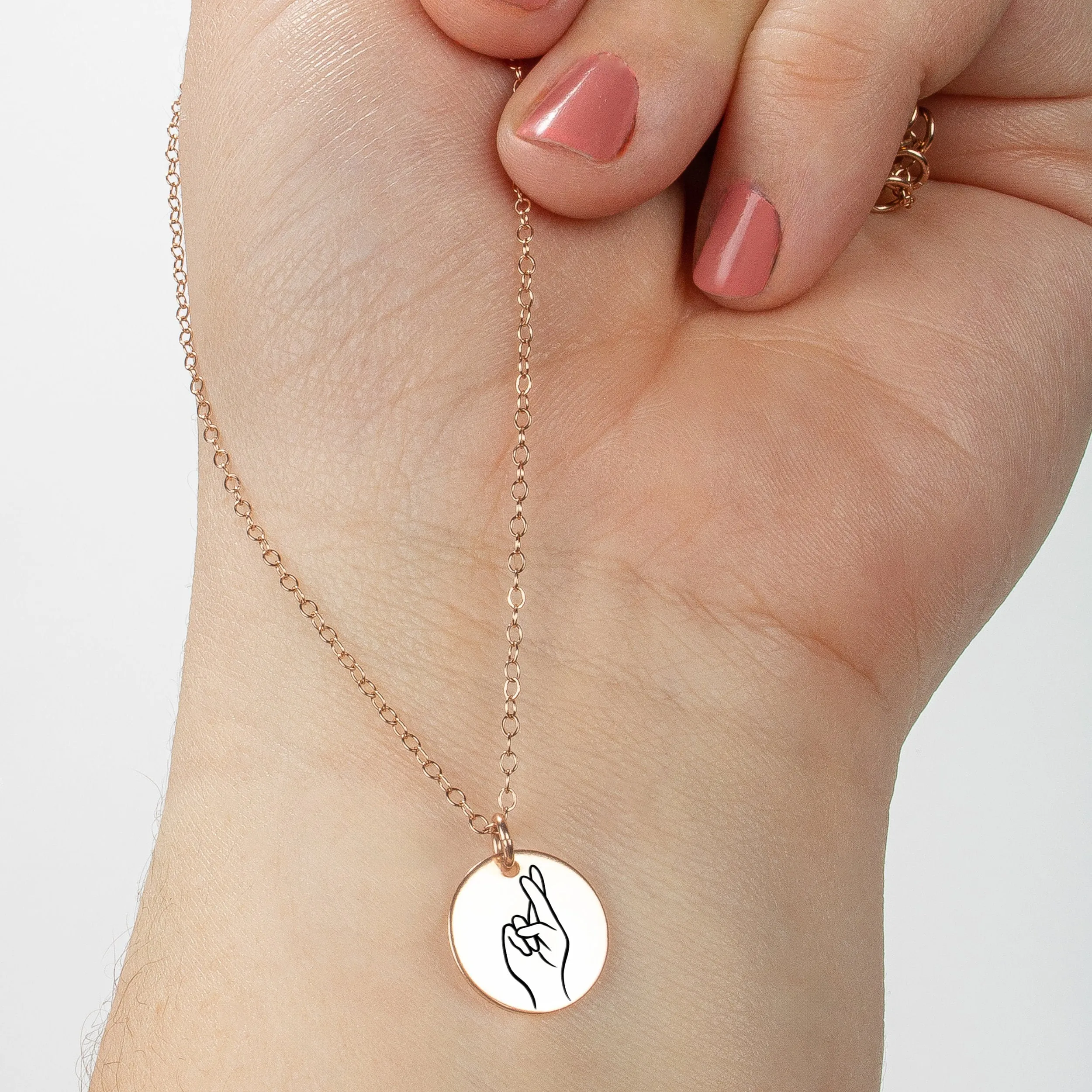 Hand Gesture Necklace