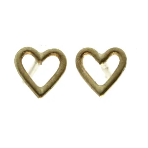 Hollow Heart Stud Earrings