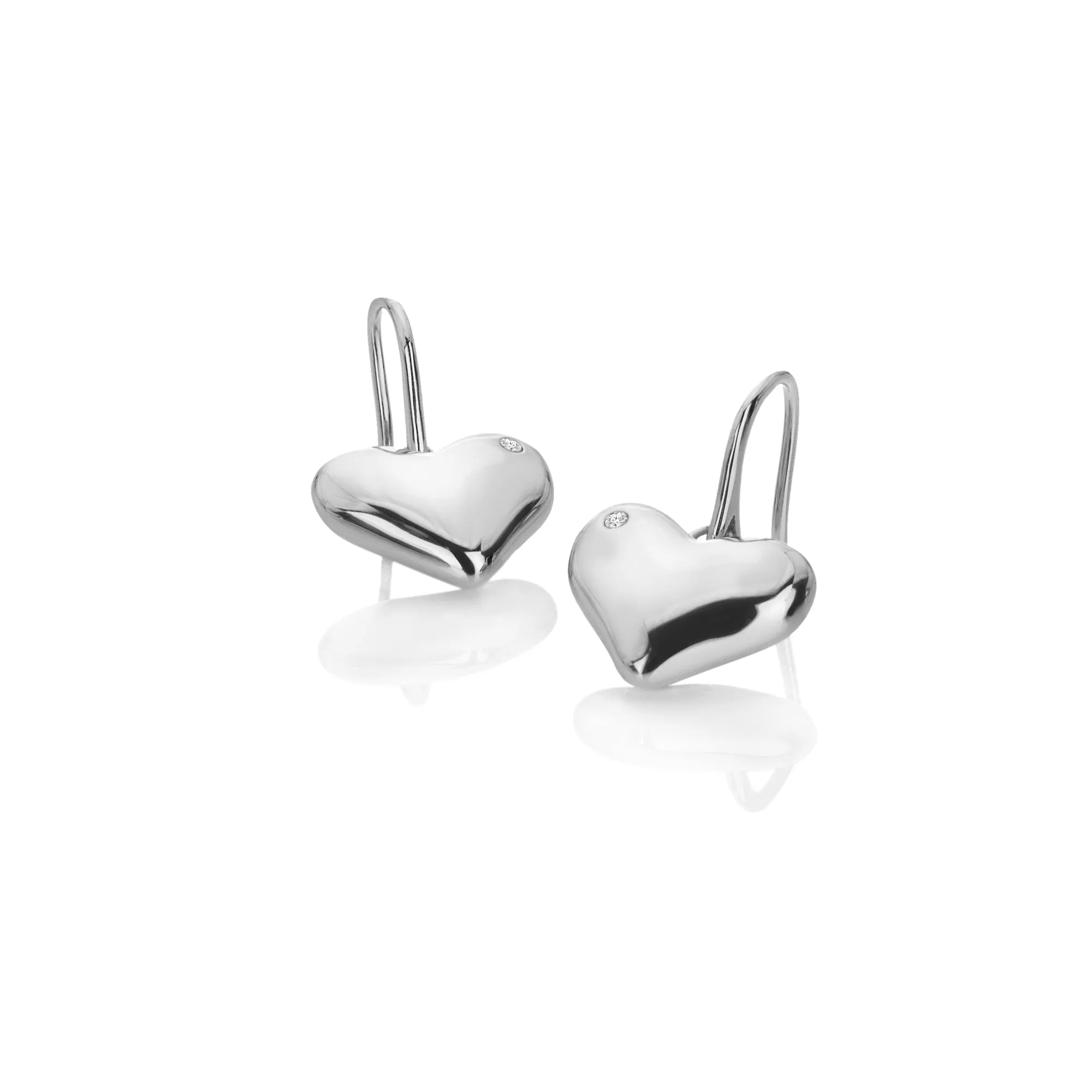 Hot Diamonds Desire Heart Hook Earrings | Sterling Silver