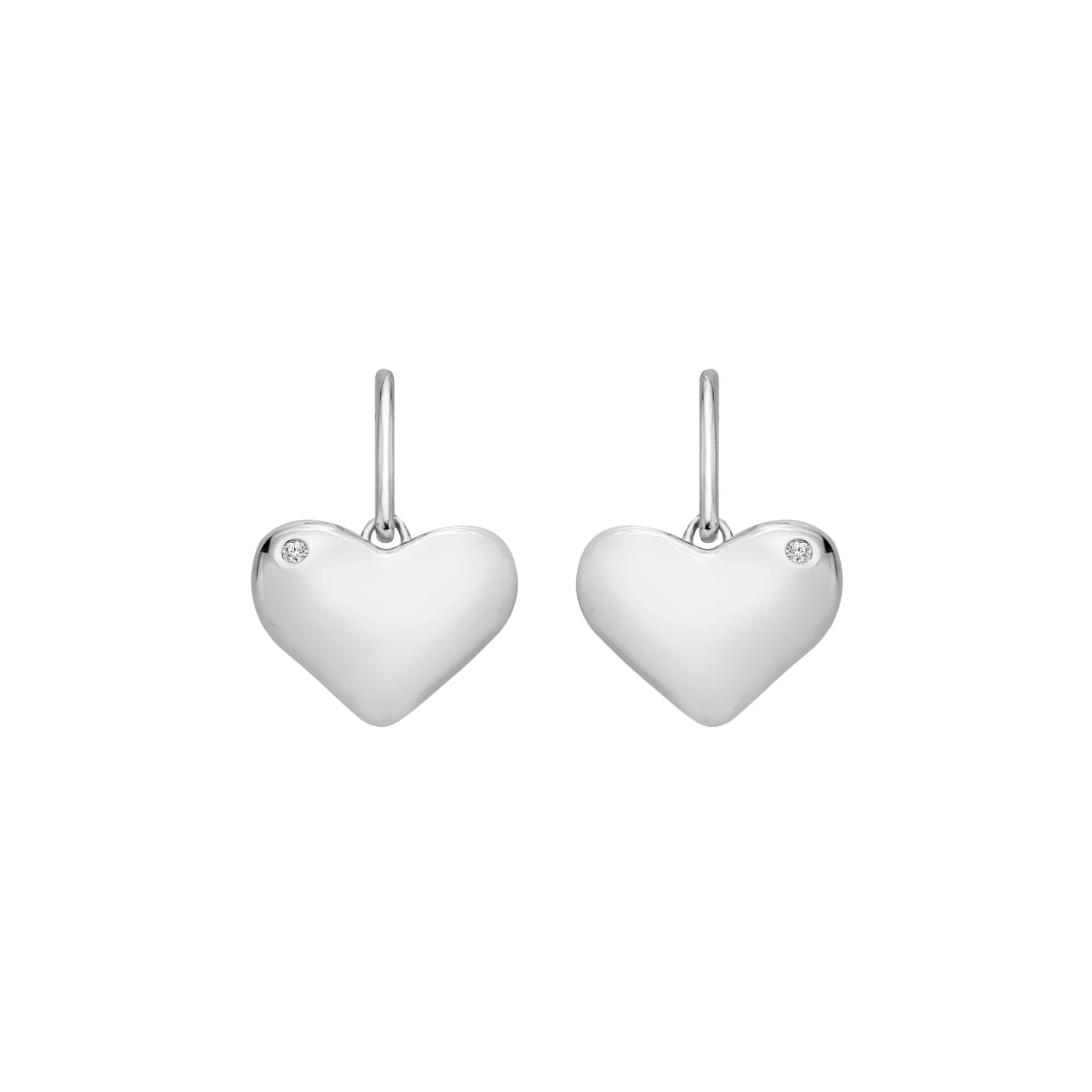 Hot Diamonds Desire Heart Hook Earrings | Sterling Silver