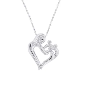 I Love You Mommy Three Diamond Necklace