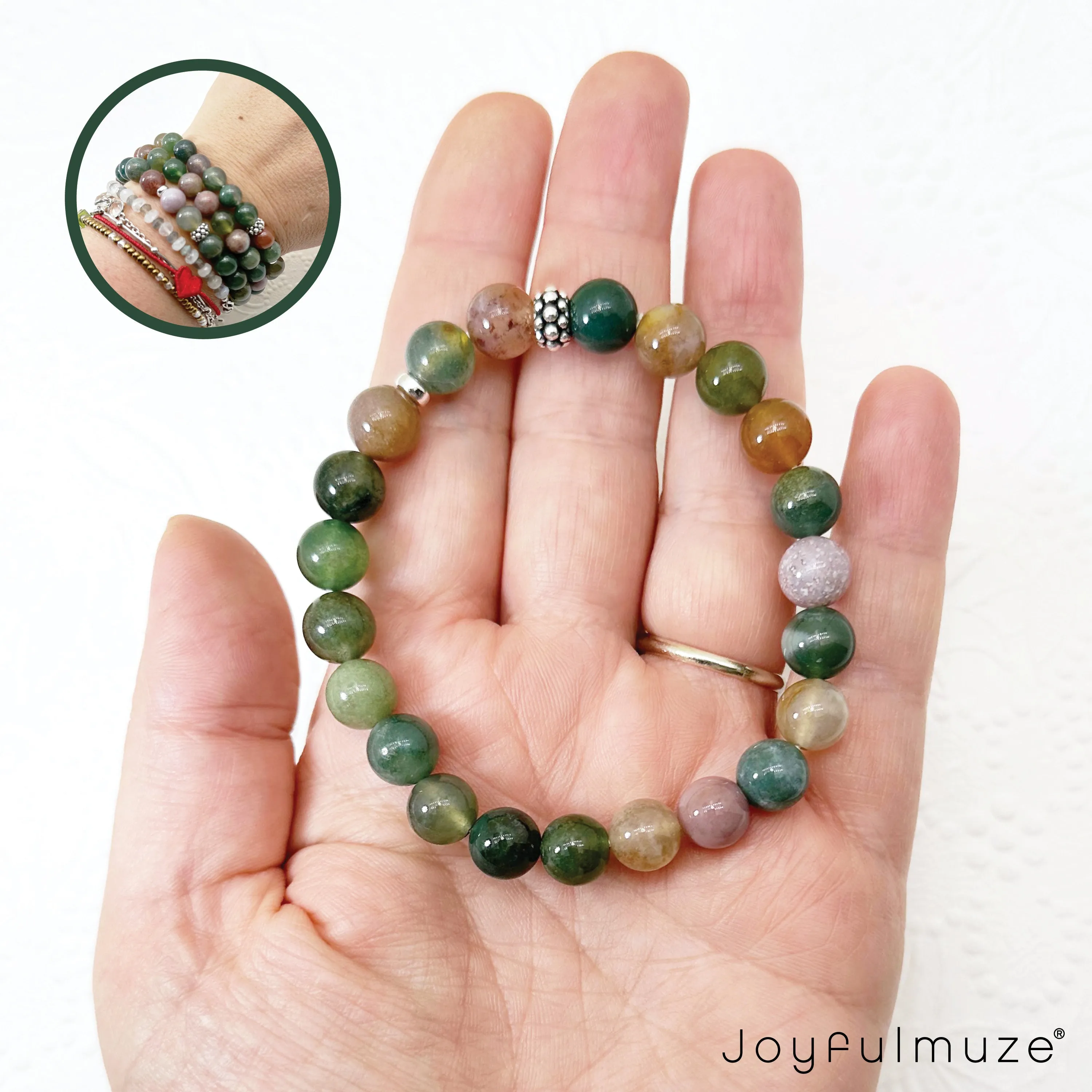 Indian Agate Bracelet