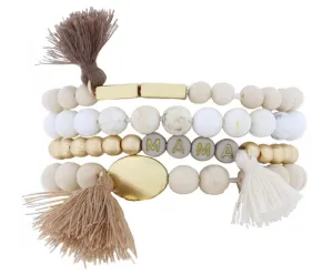 Mama Natural Tassel Bracelet