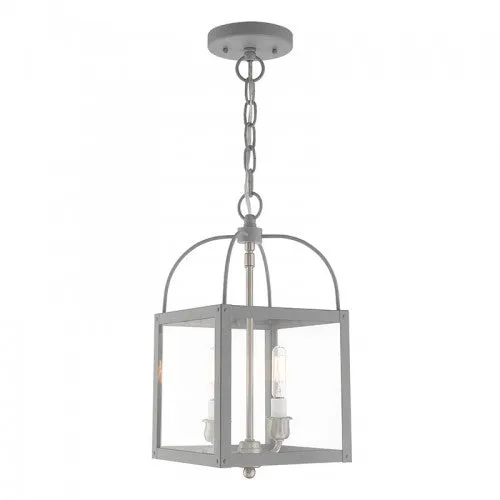 MILFORD 2 LIGHT CONVERTIBLE MINI PENDANT, NORDIC GRAY