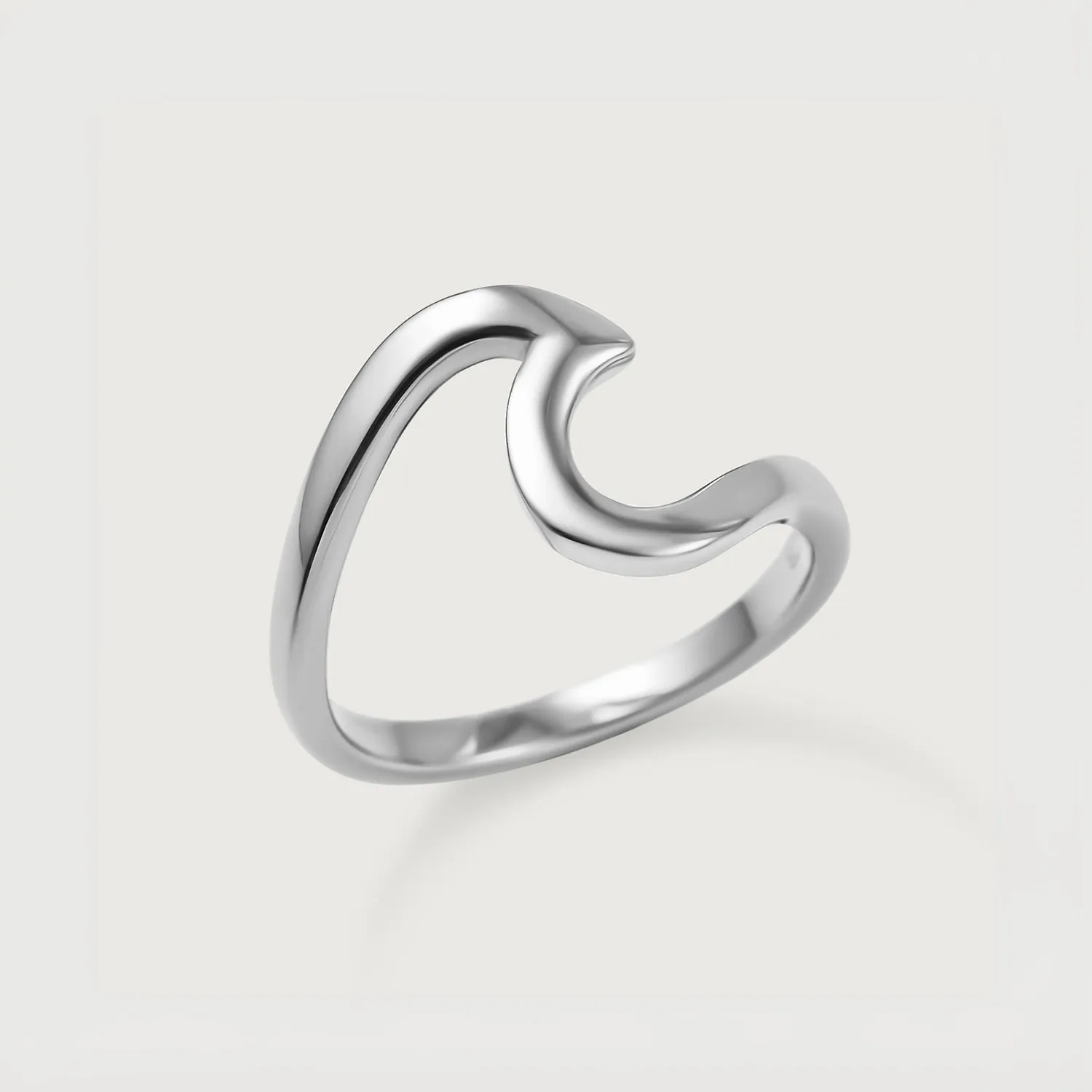 Molto Initial Charm Pendants   Molto Wave Ring