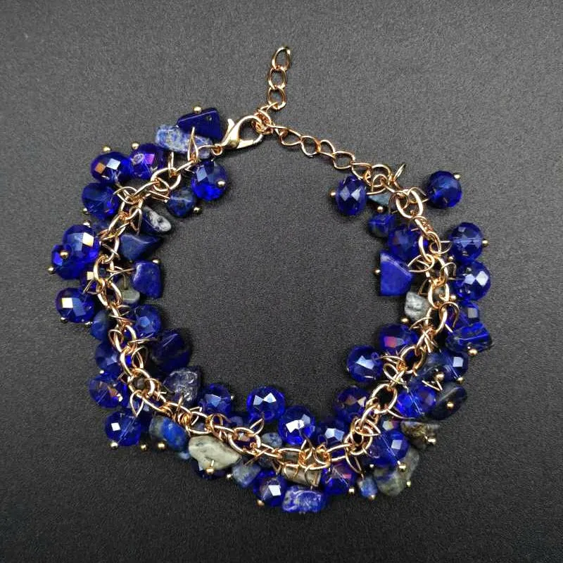 Natural Gravel Crystal Bracelet Fashion All-match