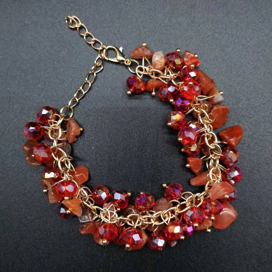 Natural Gravel Crystal Bracelet Fashion All-match