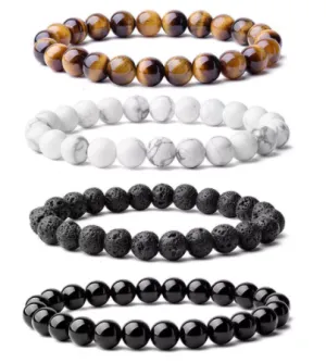 Natural stone handmade beads