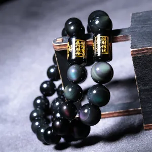 Obsidian braceletMust See!!