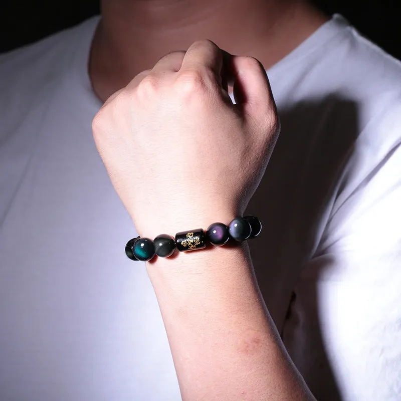 Obsidian braceletMust See!!