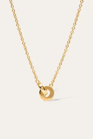 Orbit gold vermeil chain necklace