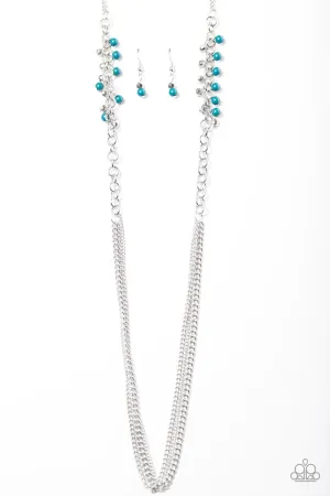 Paparazzi Necklace ~ In For A Surprise - Blue