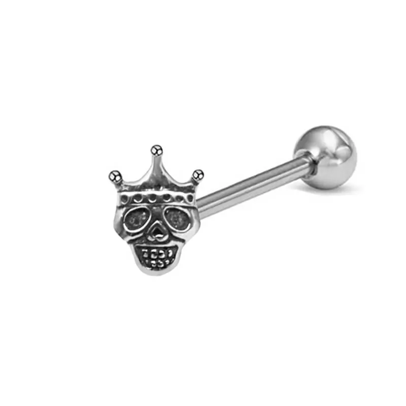 Punk Spider Stainless Steel Tongue Ring