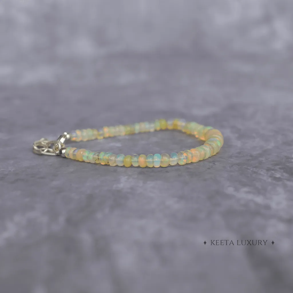 Rainbow Serenity - Opal Bracelet