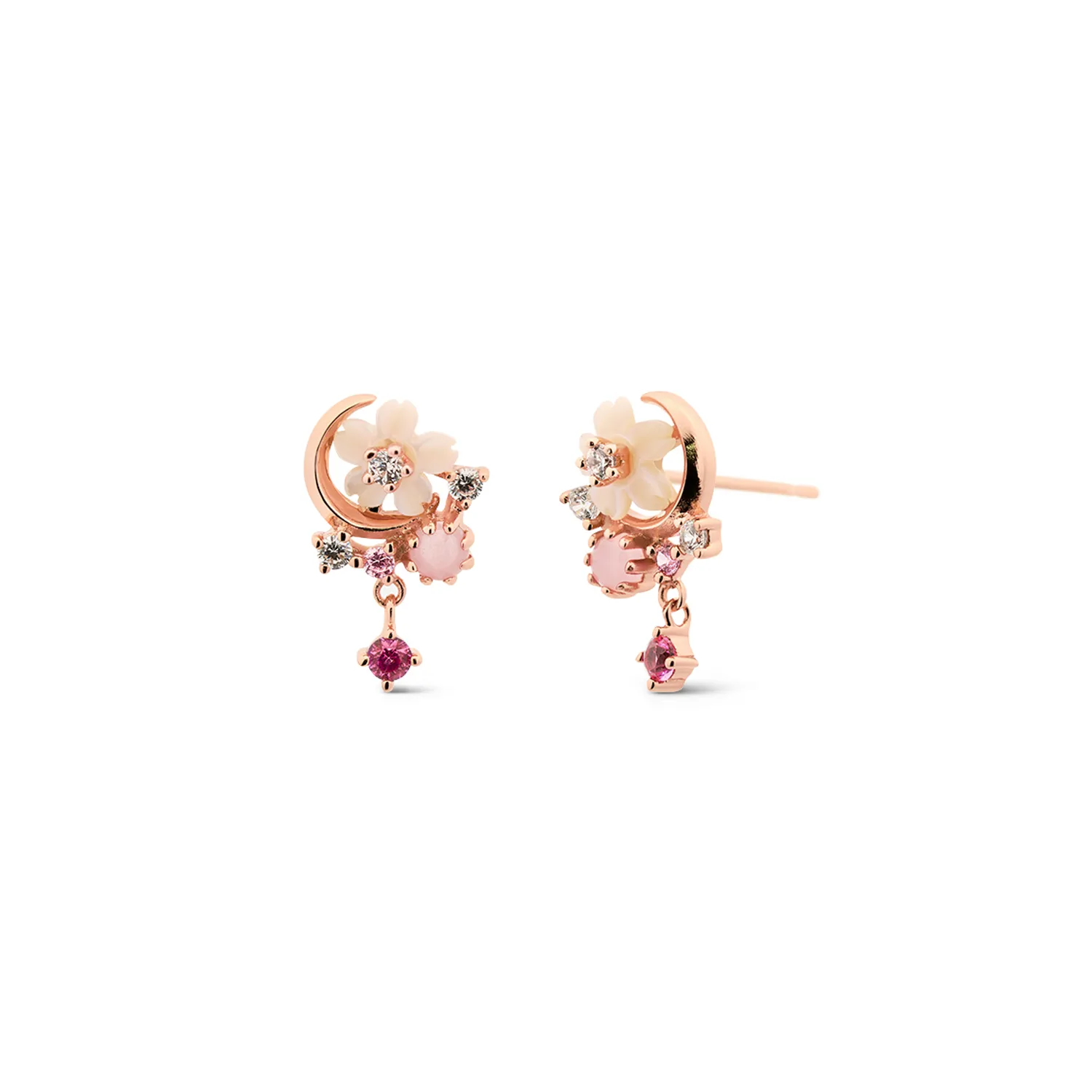 Rose Gold Thea Studs