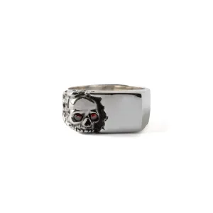 Silver Break Free Skull Ring