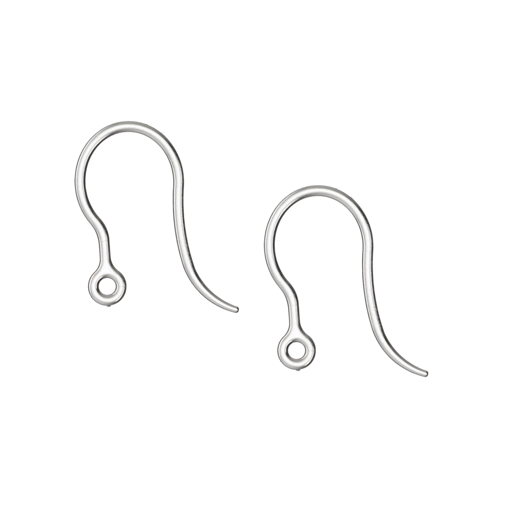 Silver Decorative Teardrop Dangles Hypoallergenic Earrings for Sensitive Ears Made with Plastic Posts