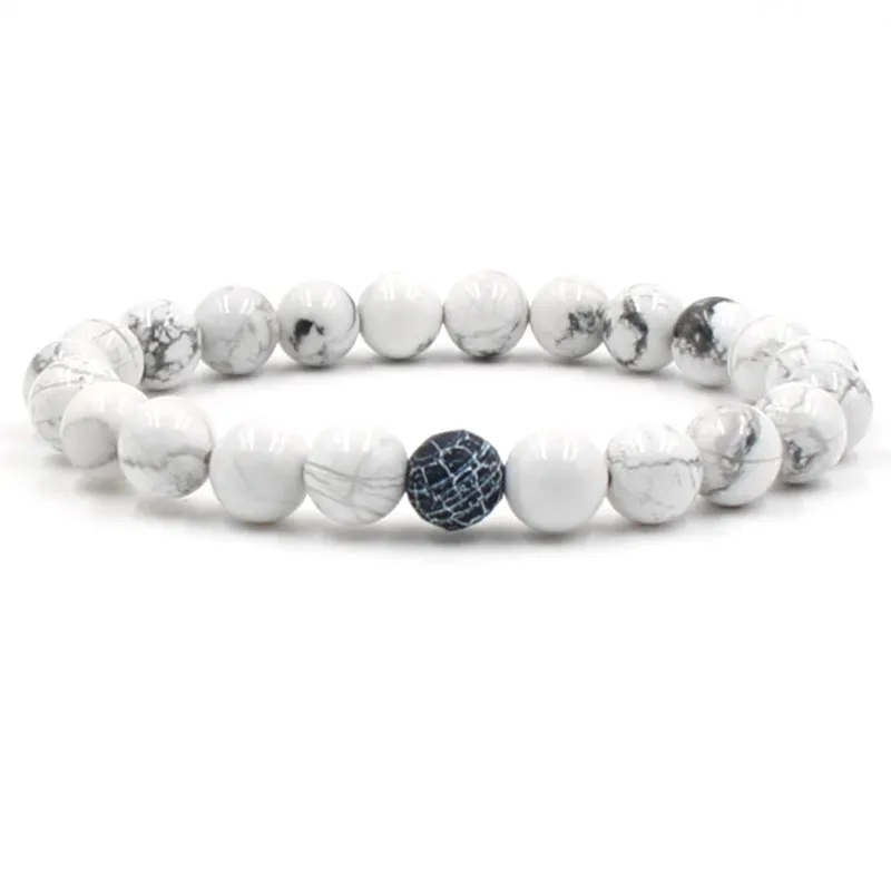 Snow Natural Stone Bracelet