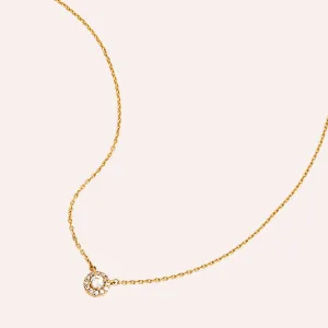 Sparkling Star Halo Diamond Necklace