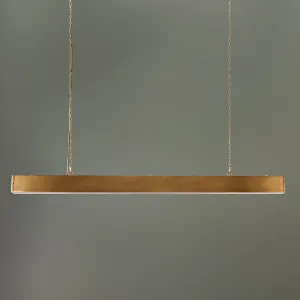 Stig pendant in aged brass