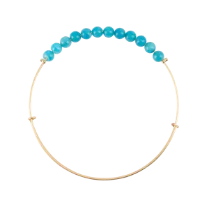 Teal Stone Bangle