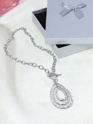 Tear Drop Chain Necklace (Only 1 Left!)