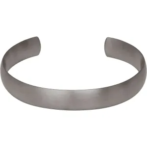 Ti2 Titanium 12mm Wide Court Torc Bangle - Matte Silver