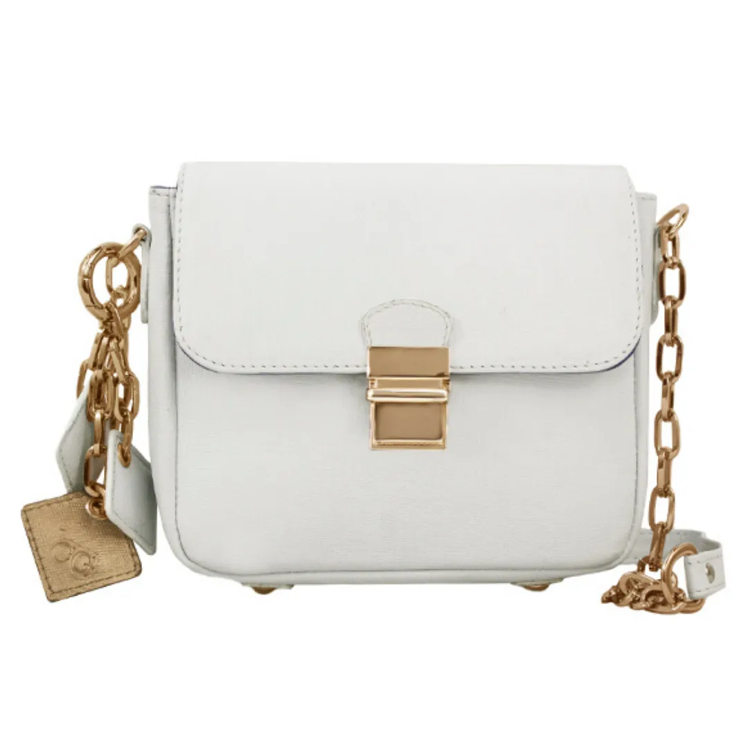 Tiny Leather Handbag -White (Option 1)