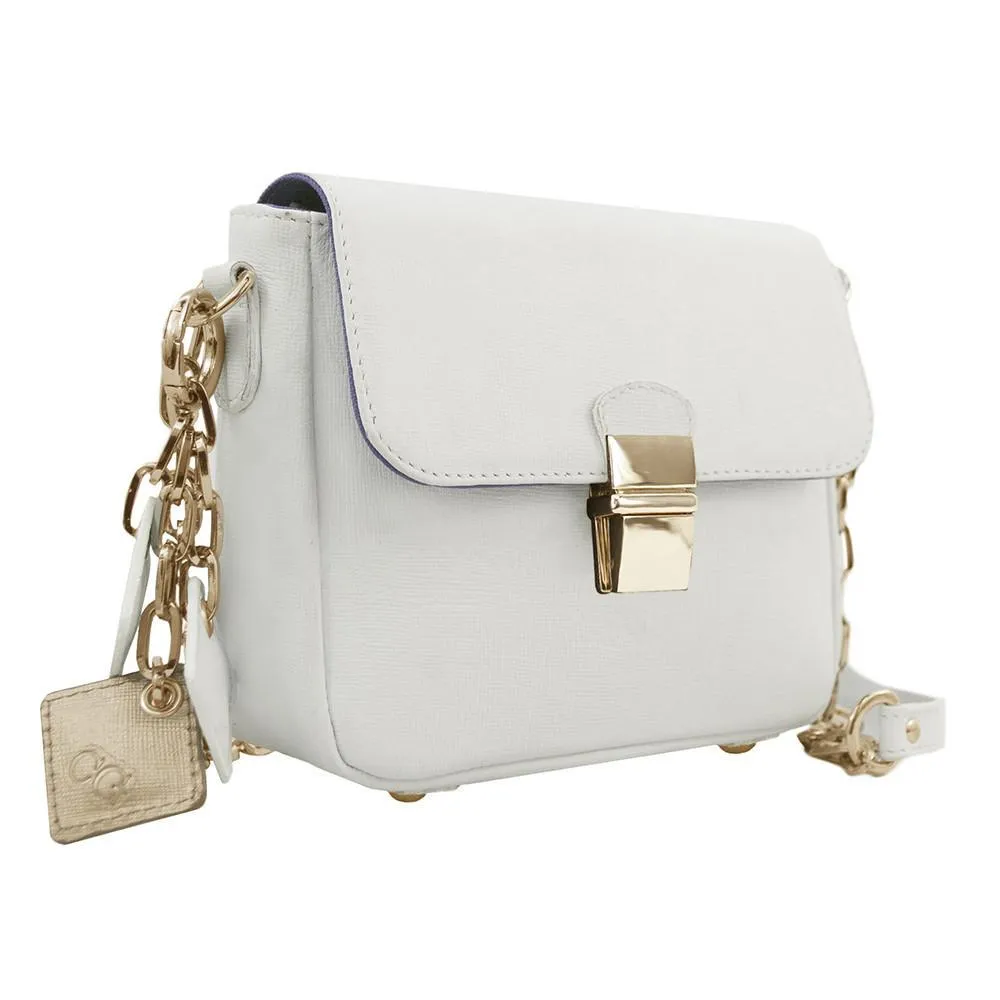 Tiny Leather Handbag -White (Option 1)