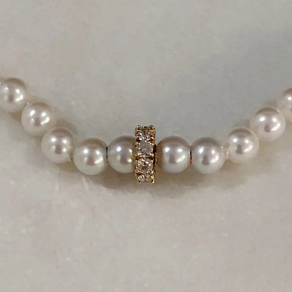 Vintage Single Strand Pearl Necklace