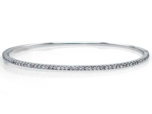 White Gold Diamond Bangle